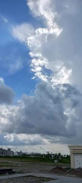 Piękne Niebo Chmura Dziś Rano — Zdjęcie stockowe