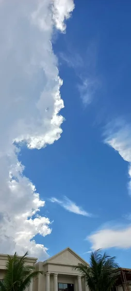 Прекрасне Небо Хмара Сьогодні Вранці — стокове фото