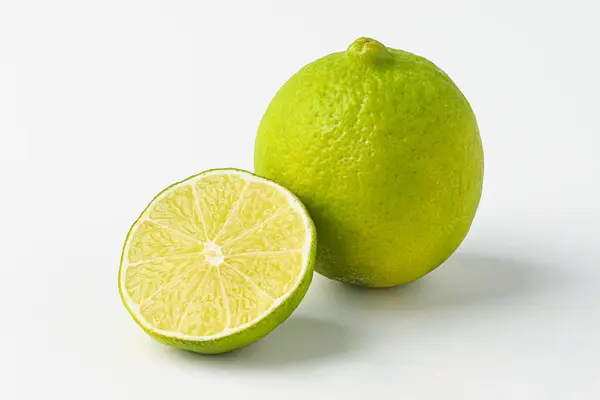 stock image lime isolated on white background