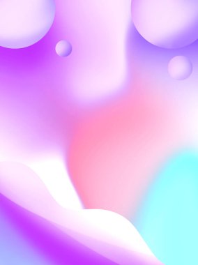 Soyut arkaplan. Renkli dalgalı tasarım duvar kağıdı. yaratıcı grafik 2D çizim. Dinamik şekilli modaya uygun sıvı örtüsü