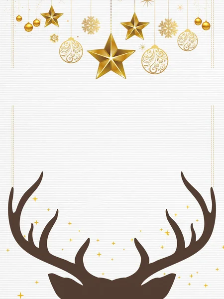 Weihnachten Hintergrund Mit Goldenen Sternen Und Stern — Stockfoto