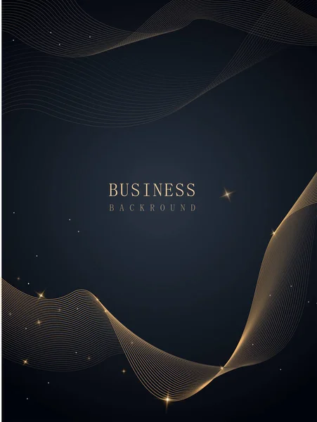  Siyah altın kademeli değişim sıvı doğrusal parlaklık dokusu basit iş arkaplan resmi, vektör illüstrasyonu