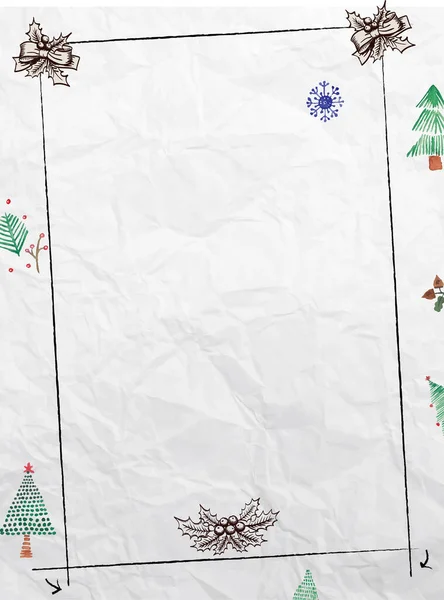 Noel arka plan kağıt kar taneleri, vektör çizim ile