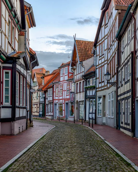Lower Saxony의 지역에 Hamelin의 역사적인 오래된 — 스톡 사진