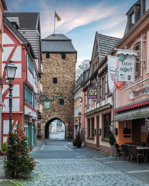 Старе Місто Артвайлер Увечері Німеччина — стокове фото