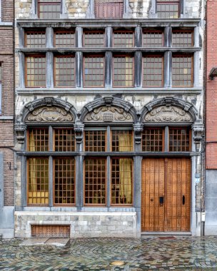 Mechelen, Belçika 'nın tarihi binaları ve caddeleri