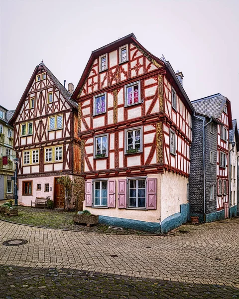 Half Timbered Houses Old Town Limburg Der Lahn Hessen Germany — Stock Photo, Image