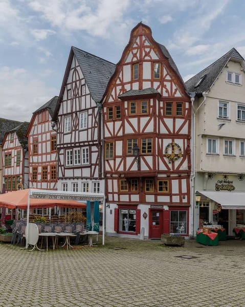 Rynek Starego Miasta Limburg Der Lahn Hesja Niemcy — Zdjęcie stockowe