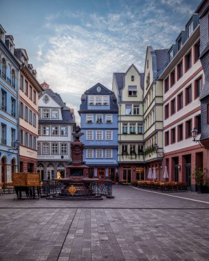 Frankfurt, Hesse, Almanya 'da güzel bir meydan.