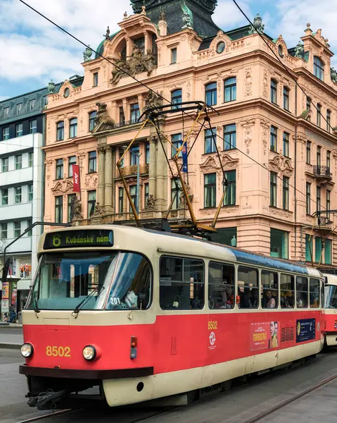 Prag şehir tramvay