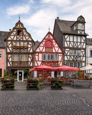 Almanya 'nın Ren şehrinde ortaçağ