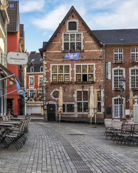 stock image Old town of the city of Aachen, Germany