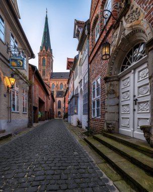 Eski kasaba Luneburg, Aşağı Saksonya, Almanya
