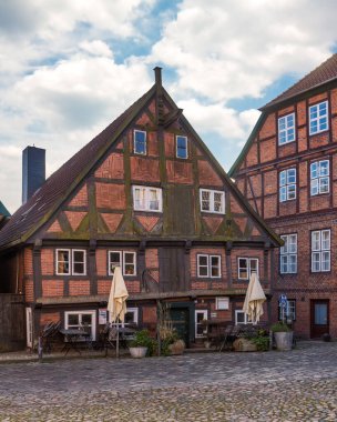 Lauenburg 'un eski evleri - Almanya