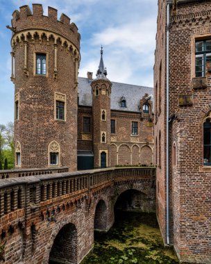 Bergheim 'deki Paffendorf Sarayı, NRW, Almanya