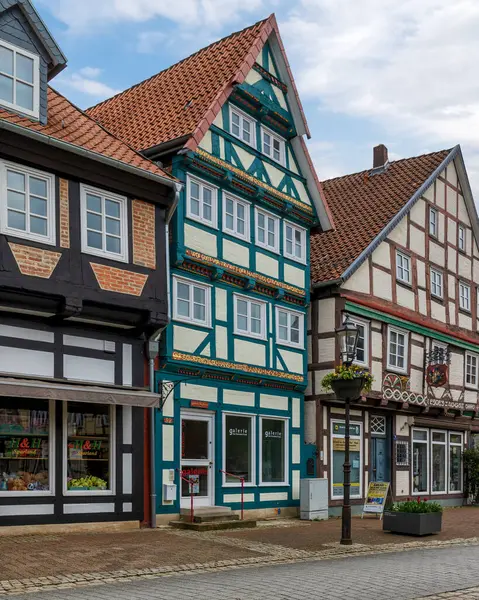 stock image Old houses in the city of Celle, Lower Saxony, Germany