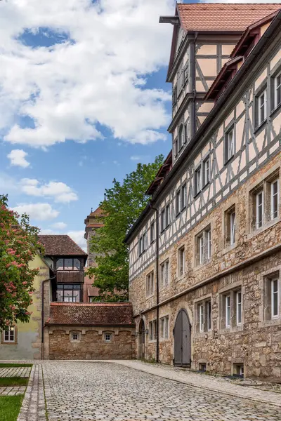 Güzel ve büyülü ortaçağ kasabası Rothenburg ob der Tauber