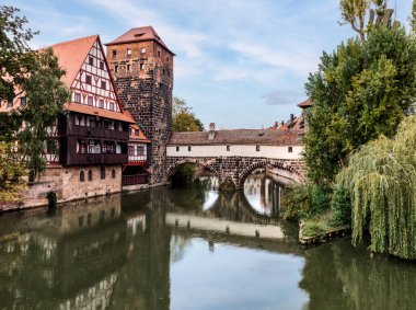 Almanya 'nın tarihi Nuremberg kenti