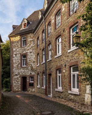 Almanya 'nın NRW kentindeki Stolberg Ortaçağ köyü.