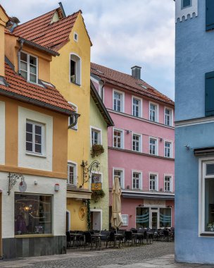 Fussen, Bavyera, Almanya 'daki güzel eski kasaba