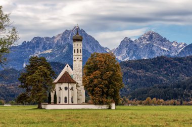 St. Coloman Church in Fussen, Bavaria, Germany clipart