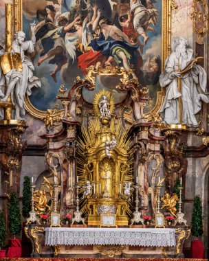 Ottobeuren, Bavyera, Almanya 'daki Basilica St. Alexander ve Theodore