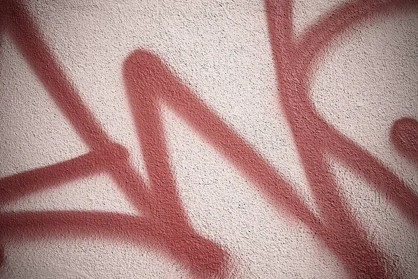 Grov Väggstruktur Graffitin Husväggmålning Byggnadsfasad Stadskoncept Slumpmässig Ritning — Stockfoto