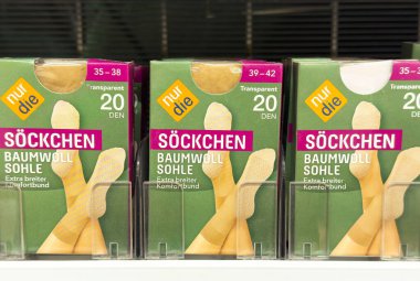 Pamuk taban çorap deposu ile Soechen ambalaj görüntüsü