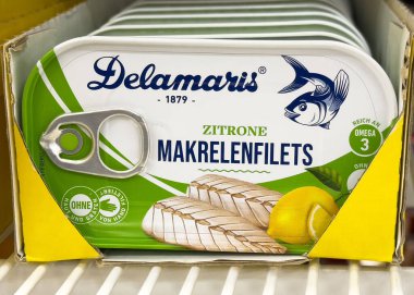 Delamaris uskumru fileto limonlu, kalay bakımından zengin omega-3..