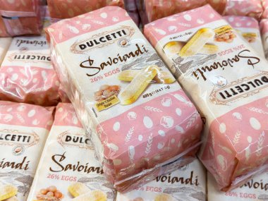 Dulcetti savoiardi ambalajı yumurta çizimi.