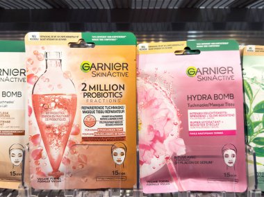 Garnier Skinactive maskeleri: probiyotikler ve hidrojen bombası türleri.