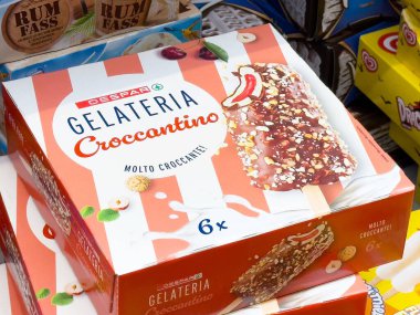 Despar gelateria croccantino dondurma paketleme.
