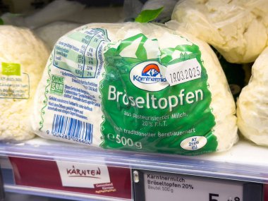 Karntnermilch brseltopfen peyniri süpermarkette rafa kaldırıldı..