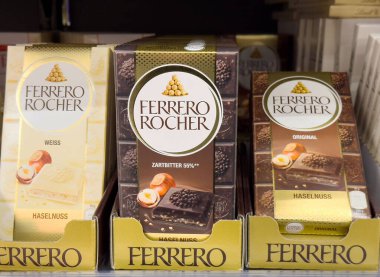Ferrero rocher çikolata çeşitleri.