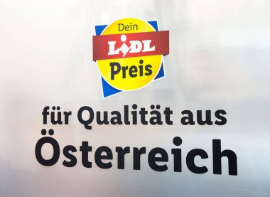 Avusturya kalite ürünleri için lidl markalaşma.
