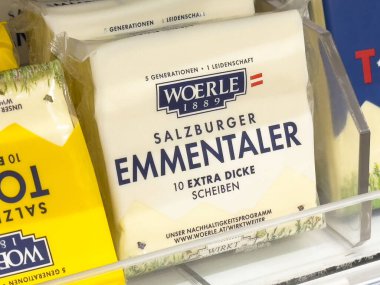 Salzburger ambalajı, ekstra 10 dilim salyangoz peyniri..