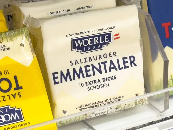 Salzburger ambalajı, ekstra 10 dilim salyangoz peyniri..