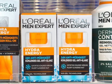 L 'oreal men uzman Hydra enerji anti-yorgunluk jel ekran C vitamini.