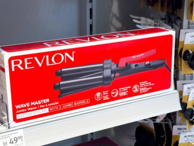 Revlon dalgası ustası jumbo fıçı saç tasarımcısı mağazada.