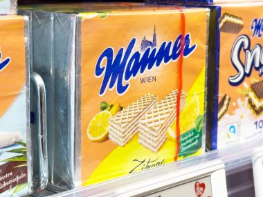 Viyana 'daki marketten limon kremalı gofret alındı.