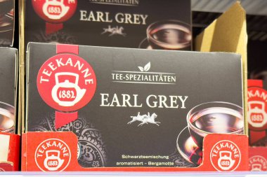 Teekanne Earl Gri Çay Paketleme Sergisi.