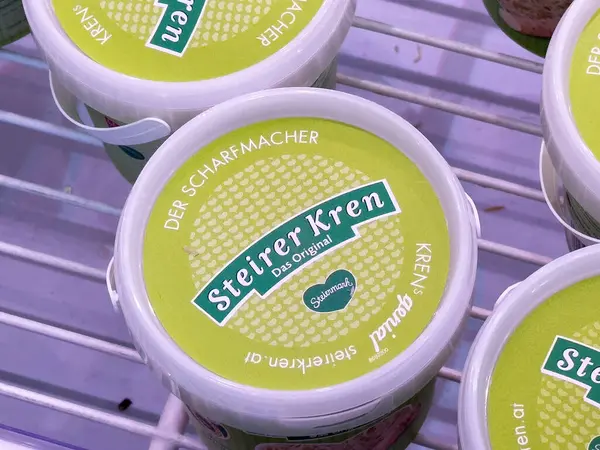 Steirerkren der scharfmacher orijinal yabanturpu kremi soğutulmuş ekranda.