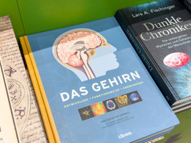 Villach, Austria - September 28, 2025: Book titled 