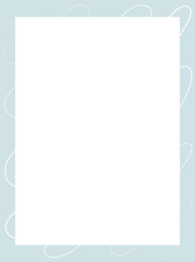 Beyaz arkaplan üzerinde vektör dikdörtgen çerçeve.