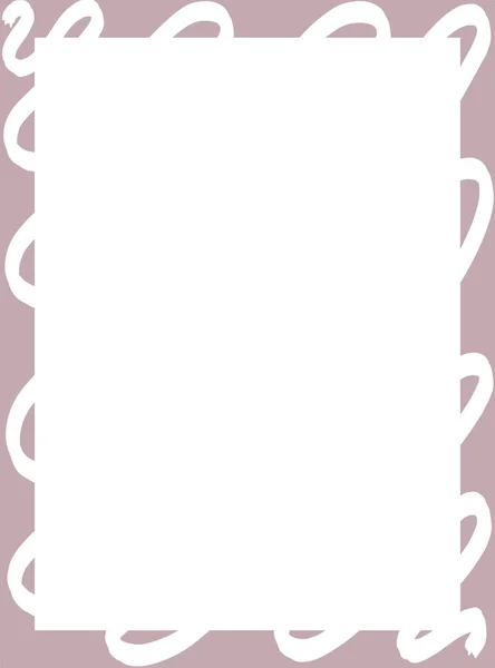 stock vector Vector rectangular frame on a white background.