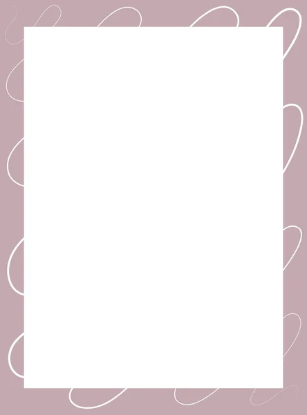 Cadre Rectangulaire Vectoriel Sur Fond Blanc — Image vectorielle