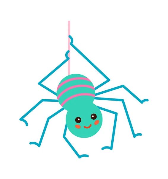 Мультяшний Павук Дитяча Комаха Векторні Ілюстрації — стоковий вектор