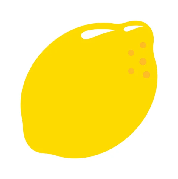 新鲜的柠檬水果 矢量说明 — 图库矢量图片