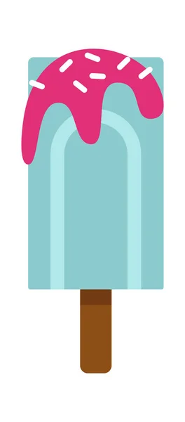 Іконка Солодкої Їжі Морозивом Векторні Ілюстрації — стоковий вектор
