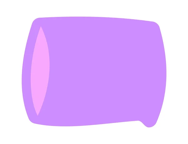 Значок Фиолетовой Подушки Векторная Иллюстрация — стоковый вектор